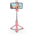 thumbnail image 3 of KOMI Selfie Stick Tripod with Fill Light, 40 inch Extendable and Portable Stable Selfie Stick Tripod with Wireless Remote Compatible with All Cellphones for Selfies, Live Streaming, Video, Pink, 3 of 5