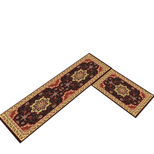 European Kitchen Mat Set Ergonomic Non Comfortable Standing Floor Carpet for Hallway Home