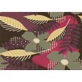 thumbnail image 1 of Ahgly Company Machine Washable Indoor Rectangle Transitional Brass Green Area Rugs, 8' x 12', 1 of 7