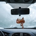 thumbnail image 4 of Wzzjkit Flat Western Saddle Cowboy Flat Pendant Car Rearview Mirror Backpack Accessories Pendant, 4 of 6