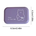 thumbnail image 3 of Linnome Contact Lens Storage Case Compact Portable Leak Proof for Travel Daily Use Double Holders with Tweezers Slot, 3 of 6