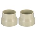 thumbnail image 1 of Unique Bargains 4' to 3.5' Duct Reducer Connector Ventilation Tube Increaser Adapter Beige 2 Pack, 1 of 5