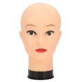 thumbnail image 1 of Mannequin Head Bald Mannequin Head Hat Display Head Makeup Practice Mannequin Head Bald Mannequin Head Makeup Training Practice Hat  Display Mannequin Head Black Base, 1 of 8