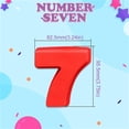 thumbnail image 2 of Agiferg Birthday Number Silicone Cake Mould Pizza Pan Baking Cake Bread Kitchen DIY Mould, 2 of 2