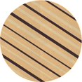thumbnail image 1 of Ahgly Company Indoor Round Patterned Light Brown Area Rugs, 6' Round, 1 of 6