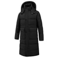thumbnail image 1 of Mceream Men's Classic Windproof Removable Hooded Long Winter Puffer Down Coat Plus Size Outwear Chamarras Para Hombre Para El FrioBlack XL, 1 of 8