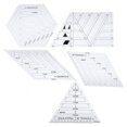 thumbnail image 3 of LHCER 5 Pcs Règle de Patchwork Manuel Pratique, Outils de Couture Durables DIY, Conception de Vêtements pour Peinture, 3 of 8