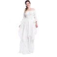 thumbnail image 3 of Ketyyh-chn99 Robes Maxi pour Femmes Décontractées de Plage Robe d'Été de Plage Robe d'Automne Décontractée Ample Mini-Robe Blanc,5TG, 3 of 5