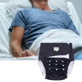 thumbnail image 3 of lionlar Couche-Culotte en Tissu Réutilisable pour Adulte, Pantalon d'Incontinence, Aides pour Handicapés, Noir, P, 3 of 7