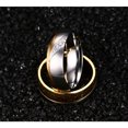 thumbnail image 5 of Womens Man Wedding Ring Gold-color 316l Stainless Steel Promise Jewelry, 5 of 5
