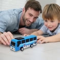 thumbnail image 3 of RRJ Pull BackToyBus, Realistic Die-Cast Vehicle, Friction Powered Car, Durable Plastic Construction, EducationalToyfor Little One,KidsGift for Birthday Party, Indoor Playtime Activity, 3 of 5