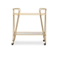 thumbnail image 4 of Putnam Gold Mid-Century Bar Cart, 4 of 6