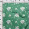 thumbnail image 3 of oneOone Silk Tabby Green Fabric Floral Sewing Craft Projects Fabric Prints By Yard 42 Inch Wide, 3 of 4