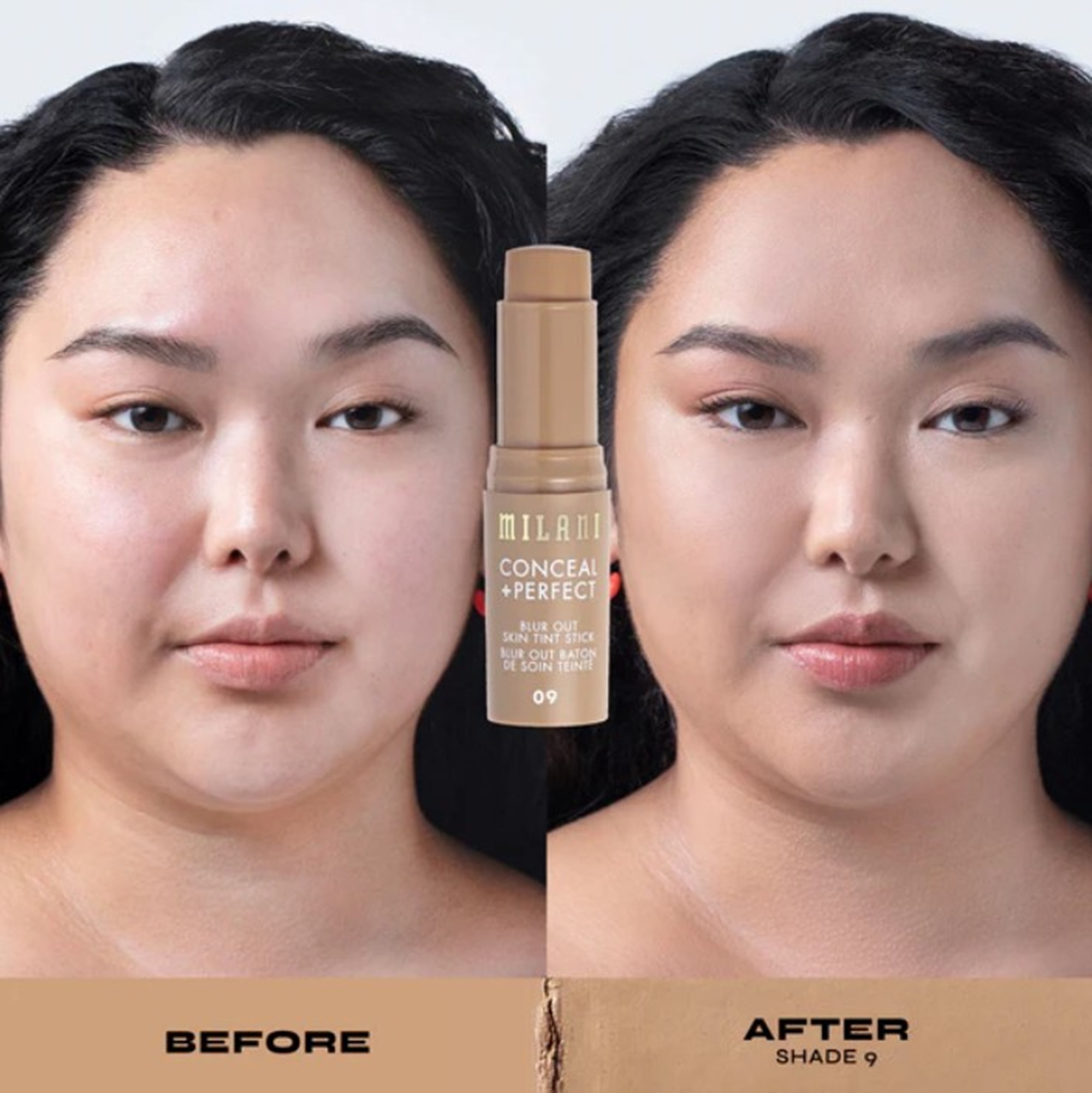 Milani - Conceal + Perfect Blur Out Skin Tint - 09 Light Medium avec nuance dorée beige - 1 pièce