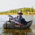 thumbnail image 4 of Goplus Inflatable Fishing Float Tube with Adjustable Straps & Storage Pockets & Fish Ruler, 4 of 10