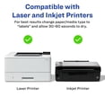 thumbnail image 3 of Avery Matte Clear Square Labels with Sure Feed, 2" x 2", 1,200 Matte Clear Labels, Print-to-The-Edge, Laser/Inkjet Printable Labels, 3 of 7