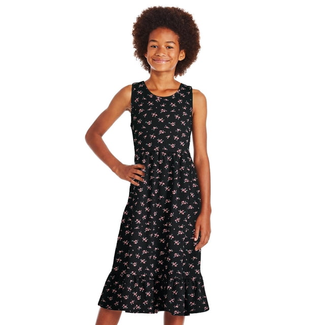 George Girls' Crinkled Racerback Dress