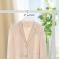 thumbnail image 4 of Wooden Hangers ( ) Natural Wooden Coat Hangers with Non Slip Pants Bar °Swivel Hook and Shoulder Notches for Suit Jacket Pants Smooth Finish Clothes Hangers CTN, 4 of 7