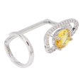 thumbnail image 3 of Adjustable Fingernailwith Rhinestones, Beautiful Finger Decoration Jewelry for Dance Parties, Weddings, and More, 3 of 8