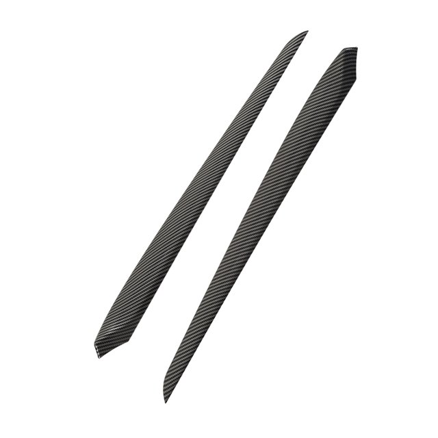 Carbon Fiber Style Door Panel Cover, Inner Armrest Panel Cover Trim Film Adhesion Stylish Decoration For Car