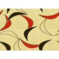 thumbnail image 1 of Ahgly Company Machine Washable Indoor Rectangle Transitional Sun Yellow Area Rugs, 2' x 3', 1 of 7
