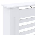 thumbnail image 3 of vidaXL Housse de Radiateur MDF Blanc 78 cm, 3 of 4