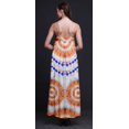 thumbnail image 2 of Bimba Robe Longue Décontractée pour Femmes en Rayonne Teinture sur Nœuds à Bretelles Spaghetti, Maxi Robe d'Été - Très Petit, 2 of 5