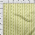 thumbnail image 2 of oneOone Polyester Lycra Light Yellow Fabric Asian Ikat Craft Projects Decor Fabric Printed By The Yard 56 Inch Wide, 2 of 3