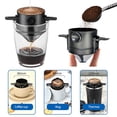 thumbnail image 3 of Clearance! JMYHOAM Water Cup Coffee Cup Filter Screen Double-layer Portable Hand Brewed Coffee Folding Ear Filter Drip Coffee Coffee Cup Home and Kitchen, 3 of 3