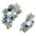 thumbnail image 3 of 2 Pcs Artificial Wedding Arch Flowers Artificial Rose Petals Decorative Garland, 3 of 9