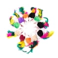 thumbnail image 4 of Transemion Pack of 10 Pet Mini Mouse Teasing Toy Outdoor Chasing Training Mice Interactive Toys Pets Supplies Color Random 2Set, 4 of 6