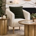 thumbnail image 2 of Bouclair Cougar Black Faux Fur Decorative Throw Pillow, 2 of 6
