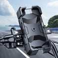 thumbnail image 1 of Chmadoxn Supports de Téléphone pour Moto, Cadre de Navigation Fixe pour Téléphone Cellulaire, Support de Téléphone pour Moto, Accessoires pour Moto pour Toutes les Tailles de Téléphones Cellulaires, Supports de Téléphone pour Moto, 1 of 6