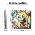 thumbnail image 3 of Zufioo SpongeBob SquarePants for Portable Pocket Makeup Mirror, Foldable Handheld Magnifying Beauty Mirror Suitable for Wallet Handbag for Women-Square, 3 of 9