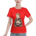 thumbnail image 1 of T-Shirt Basique à Manches Courtes pour Femmes Demon Slayer Blade Tanjiro, 1 of 6