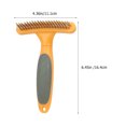 thumbnail image 2 of UPGRATOR Outil de Désherbage pour Chiens Plastique Orange Lot de 1, 2 of 8