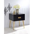 thumbnail image 1 of ACME Denvor End Table in Black & Gold, 1 of 2