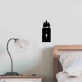 thumbnail image 5 of Trees Iron Single Toggle Light Switch Wall Plate Cover Forest Power Outlet Decorations Rectangle Black with Screws for Switch Electric Outlets for 0.37x1 inches Hole Toggle Switch, 5 of 5
