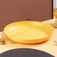 thumbnail image 1 of Grandes Assiettes Rondes en Plastique / Assiettes de Salle à Manger pour Collations, Salade et Os / Fond Antidérapant pour Protéger la Table / Durables et Résistantes aux Égratignures / Ensemble de 1 Assiette pour la Cuisine et la Maison, 1 of 3