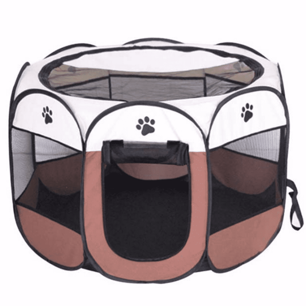 SNNROO Parc pour Animaux Portable, Parc pour Chiot/chat Pliable, Tente d'Exercice pour Chien, Chenil pour Intérieur Extérieur