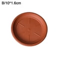 thumbnail image 4 of Soucoupe pour Plantes 6 Pcs, Plateaux en Plastique pour Pots, Plateaux d'Égouttement Robustes pour Pots de Fleurs, Plateau de Récupération Rond pour Plantes Aquatiques pour l'Extérieur, 4 of 8