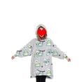 thumbnail image 1 of Fortune Matching Family Wearable Blanket Oversized Hoodies Pullover Christmas Pajama, 1 of 5