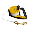 thumbnail image 1 of koolsoo Compact Scuba Diving Reel & Handle, Brass Double Ended Snap Equipment - Yellow, 1 of 9
