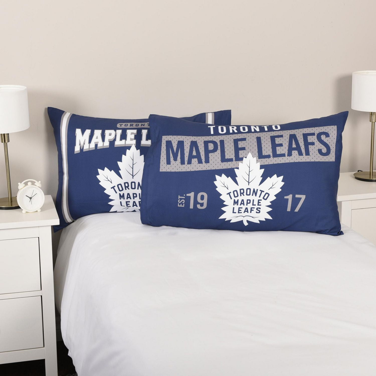 Taies d'oreiller LNH Toronto Maple Leafs 2Pqt (20 "x30")