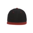 thumbnail image 2 of CTH Vintage Snapback Cap Hat 2 Tone, Black Maroon, 2 of 2