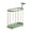 Green, variant on Feltree Multi-Functional Sports Equipment Storage Cart with 360° Swivel Wheels for Yoga Mats, Basketballs, and Badminton Rackets
