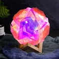 thumbnail image 1 of Lampe Bricolage Créative Rose Veilleuse Enfants, Veilleuse USB, 1 of 1