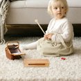 thumbnail image 3 of 1 Set of Wood Rhythm Block Musical Percussion Instrument with Mallet Rhythm Music Lummi Sticks, 3 of 8