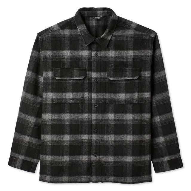 George Big Men's Brushed Overshirt