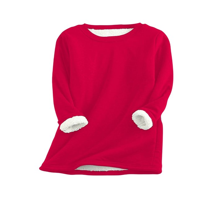 Pull à Manches Longues Manches Longues Sweat-Shirt Basique Automne Hiver Robe Couleur Unie Hauts Chauds
